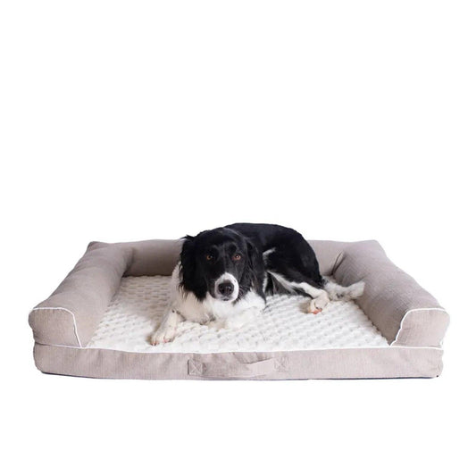 Armarkat Memory Foam Bolstered Pet Bed - Medium 35x28x8